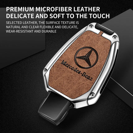 Car Zinc Alloy Key Case Bag Metal Key Shell For Mercedes-Benz A B C E G S V Class GLA GLC GLE GLK Vito Sprinter SL SLK Viano ML