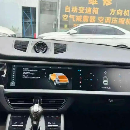 Multimedia Video Auto Player For Porsche Macan 2018-2024 GPS Carplay12.3inch + 12.3inch Screen  Android 14 Car Radio Head Unit