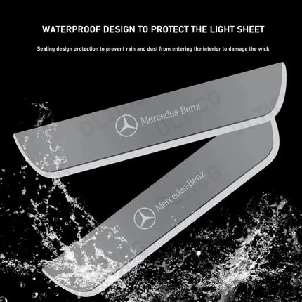 Car LED Wireless Threshold Light For Mercedes Benz A B C E S V Class GLB GLC GLE Pilot SLK SLC ML SL Vito AMG Sprinter W176 W205
