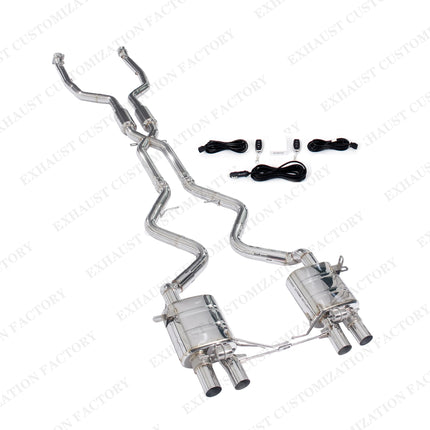 Valvetronic Exhaust System for 2009-2013 BMW M3 E90 E92 E93 4.0L with Valve Controller Kit Customized Exhaust