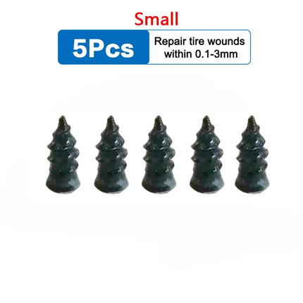 5/20PCS Motorcycle Vacuum Tyre Repair Nail Kit Car Scooter Bike Universal Tubeless Rubber Nails Tire Puncture Repair Accessories
