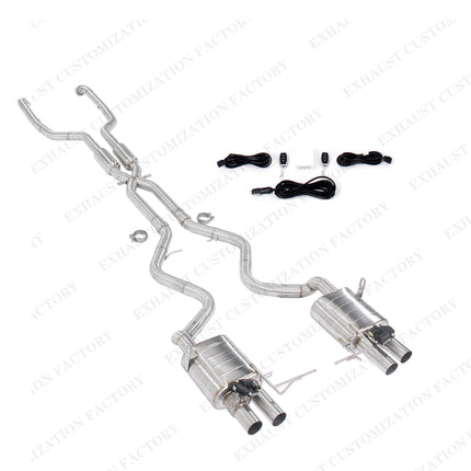 Valvetronic Exhaust System for 2009-2013 BMW M3 E90 E92 E93 4.0L with Valve Controller Kit Customized Exhaust
