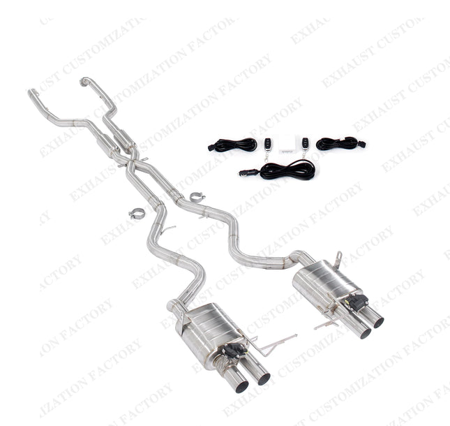 Valvetronic Exhaust System for 2009-2013 BMW M3 E90 E92 E93 4.0L with Valve Controller Kit Customized Exhaust