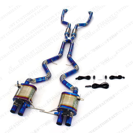 Valvetronic Exhaust System for 2009-2013 BMW M3 E90 E92 E93 4.0L with Valve Controller Kit Customized Exhaust
