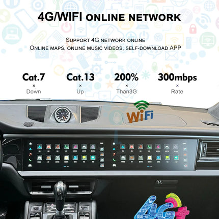 21 inch Car Radio For BMW 5 Series F10 F11 X5 X6 NBT 2011-2017 G30 G38 System CarPlay Android Auto Multimedia Player Screen HU