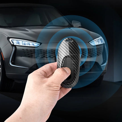 ABS Carbon Fiber Style Car Key Case Cover For Mercedes Benz C E S Class W206 W223 W214 GLA GLB GLC CLA CLS E300 S450 S580 S500