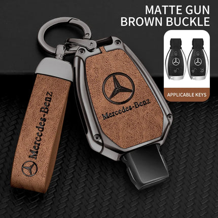 Car Zinc Alloy Key Case Bag Metal Key Shell For Mercedes-Benz A B C E G S V Class GLA GLC GLE GLK Vito Sprinter SL SLK Viano ML