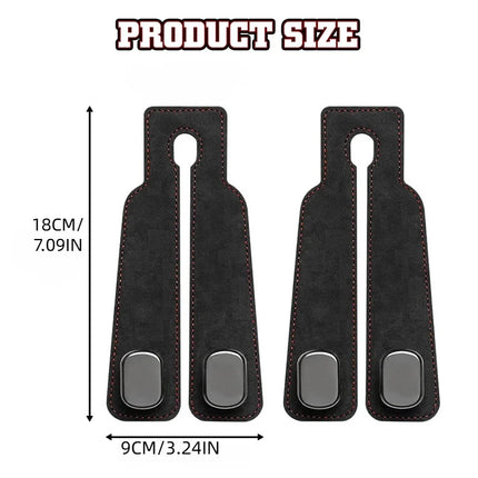 2 in 1 Car Hook For Car Rear Seat Back Hooks Headrest Hanger Clip Universal Double Hooks Holder Storage Car Interior Accessories