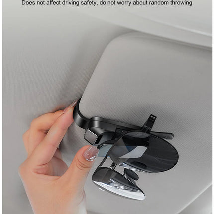 Car Sun Visor Glasses Clips One-hand Pressing Eyeglasses Holder storage