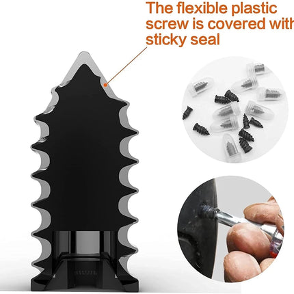 5/20PCS Motorcycle Vacuum Tyre Repair Nail Kit Car Scooter Bike Universal Tubeless Rubber Nails Tire Puncture Repair Accessories