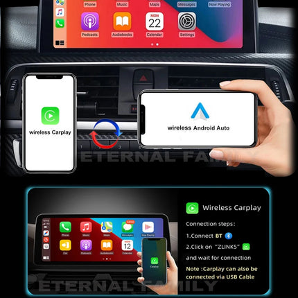 Android 14 Car Multimedia Player Carplay For Audi A4 B8 A5 Car Video Players Multimedia GPS Wireless CarPlay no 2din DSP 5G WIFI