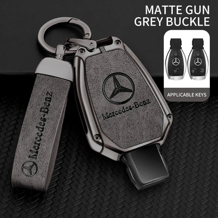 Car Zinc Alloy Key Case Bag Metal Key Shell For Mercedes-Benz A B C E G S V Class GLA GLC GLE GLK Vito Sprinter SL SLK Viano ML