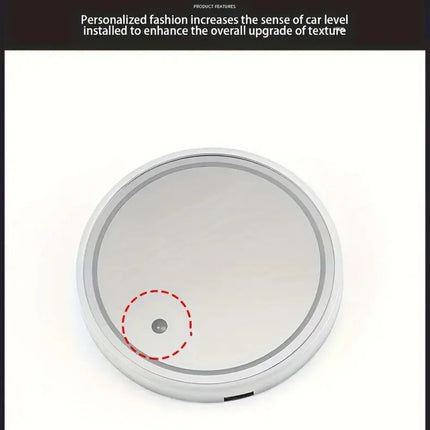 7 Colors Car Coasters Cup Holder LED Light Mats Bottle Light Sensor Atmosphere Interior Accessories Universal