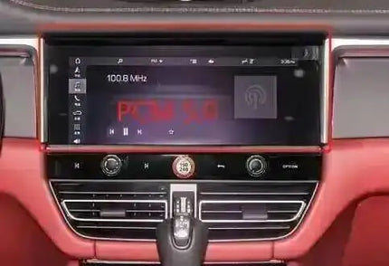 Multimedia Video Auto Player For Porsche Macan 2018-2024 GPS Carplay12.3inch + 12.3inch Screen  Android 14 Car Radio Head Unit