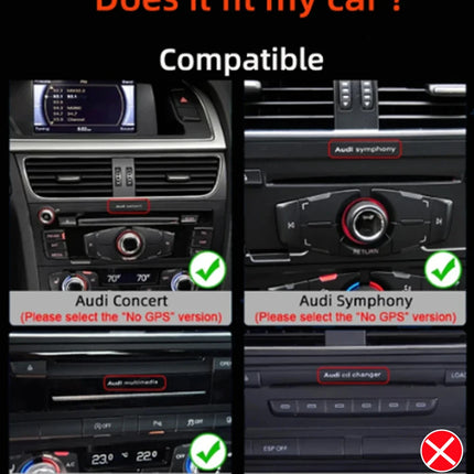 Android 14 Car Multimedia Player Carplay For Audi A4 B8 A5 Car Video Players Multimedia GPS Wireless CarPlay no 2din DSP 5G WIFI