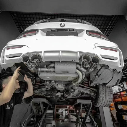 For BMW 3 Series F30 / F35 N20 / B48 316 318 320 325 330 335 Car Catback Exhaust Pipe Taibosi Performance Electric Valve Muffler