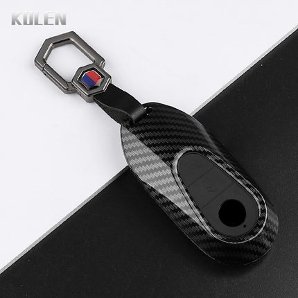 ABS Carbon Fiber Style Car Key Case Cover For Mercedes Benz C E S Class W206 W223 W214 GLA GLB GLC CLA CLS E300 S450 S580 S500
