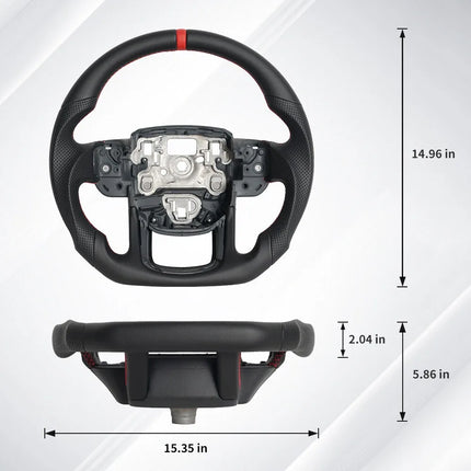 Heated Full Leather Steering Wheel For Land Rover Range Rover Sport 2014-2022 L494  Car Steering Wheel Interior Car Accessories