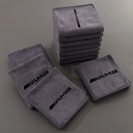 For Mercedes-Benz AMG CLA CES CLS GLK CLK SLS CLG GLE GLC Microfiber Towel Car Wash Cleaning Drying Cloth Auto Towel Accessories