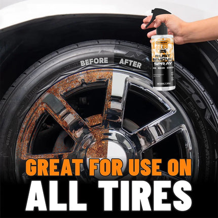 100ML home use Universal Rust Remover Revitalizing Spray for Car Wheels & Metal Surfaces, Strong Decontamination, Smooth & Relia