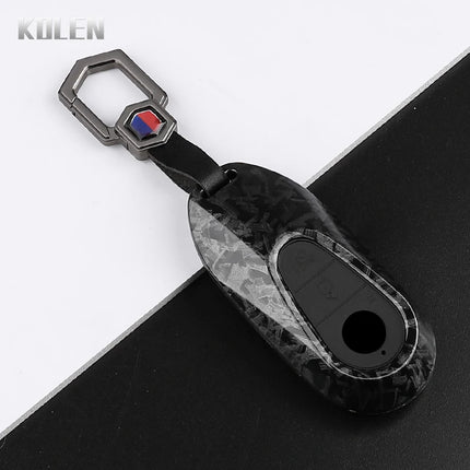 ABS Carbon Fiber Style Car Key Case Cover For Mercedes Benz C E S Class W206 W223 W214 GLA GLB GLC CLA CLS E300 S450 S580 S500