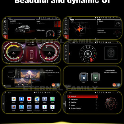 Android 14 Car Multimedia Player Carplay For Audi A4 B8 A5 Car Video Players Multimedia GPS Wireless CarPlay no 2din DSP 5G WIFI