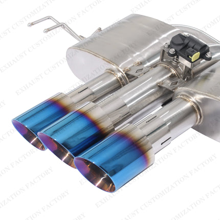 Brushed Exhaust System for Honda Civic Type R FL5 2.0T Performance Muffler Electric Valve Titanium Exhaust Pipe OEM
