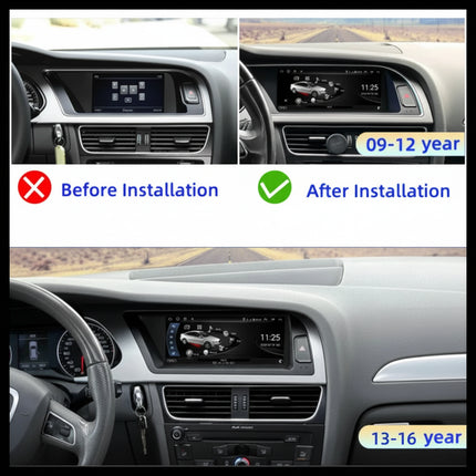 Android 14 Car Multimedia Player Carplay For Audi A4 B8 A5 Car Video Players Multimedia GPS Wireless CarPlay no 2din DSP 5G WIFI