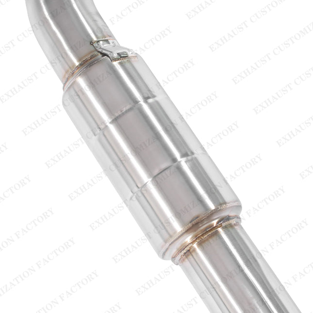 Brushed Exhaust System for Honda Civic Type R FL5 2.0T Performance Muffler Electric Valve Titanium Exhaust Pipe OEM