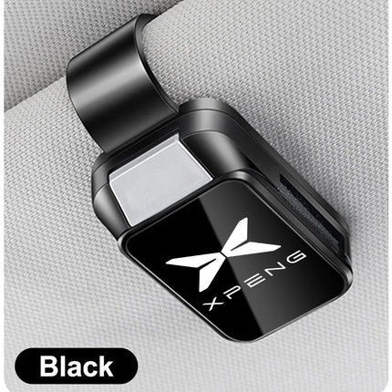 Car Sun Visor Glasses Clips One-hand Pressing Eyeglasses Holder storage