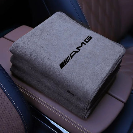 For Mercedes-Benz AMG CLA CES CLS GLK CLK SLS CLG GLE GLC Microfiber Towel Car Wash Cleaning Drying Cloth Auto Towel Accessories