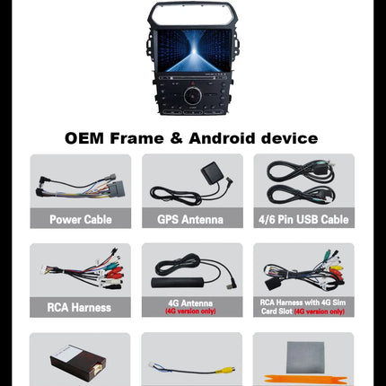 Android 15 Carplay 4G For Ford Explorer 5 2011 - 2019 Car Radio Multimedia Video Player Navigation stereo GPS No 2din 2 din dvd