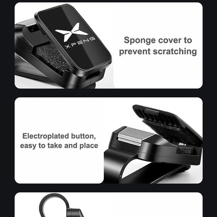 Car Sun Visor Glasses Clips One-hand Pressing Eyeglasses Holder storage