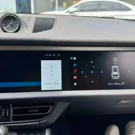 Multimedia Video Auto Player For Porsche Macan 2018-2024 GPS Carplay12.3inch + 12.3inch Screen  Android 14 Car Radio Head Unit