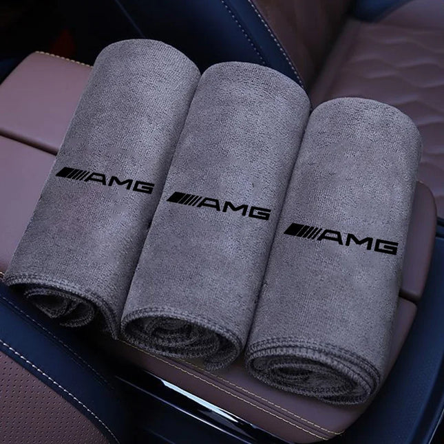 For Mercedes-Benz AMG CLA CES CLS GLK CLK SLS CLG GLE GLC Microfiber Towel Car Wash Cleaning Drying Cloth Auto Towel Accessories