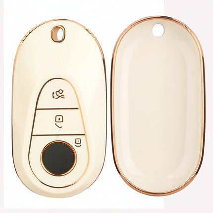 TPU Car Key Case Cover Shell-Mercedes Benz C S Class W223 W206 S260L S350L S400L S450L S500L S480 S580 2020 2021 2022